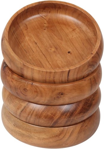 Wooden bowls for food set - bowls, of