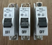 Wylex NB Series Type 2 MCB’s