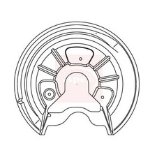 Apec splash guard - guard,, brake
