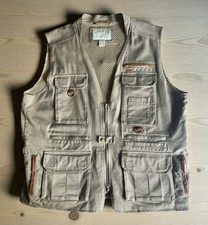 Orvis Men’s Vintage Utility Fishing Vest Heavy XL Retro Waistcoat Jacket Tan