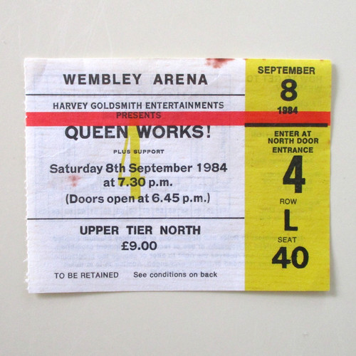 Queen 1984 wembley arena - 1984,