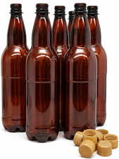 24X 1L PET Beer Cider Bottles