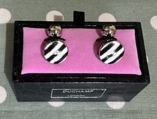 Duchamp Cufflinks White And