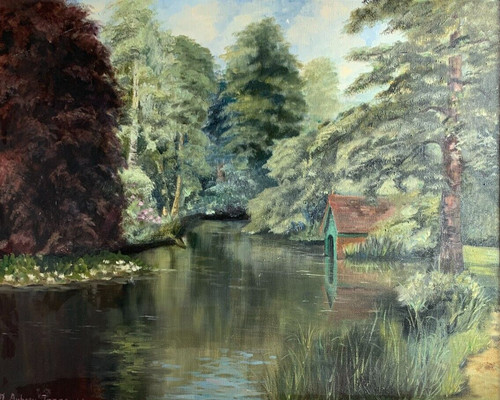 Stunning large oil canvas - large, on