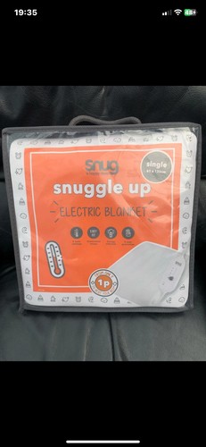 Electric blanket white single - electric,