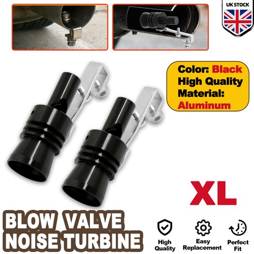 2pcs black car turbo sound - 2pcs,