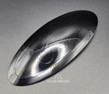 NEW FRONT BADGE GLOSS BLACK 125mm X 50mm FIESTA FOCUS  S-Max C-Max FOR FORD