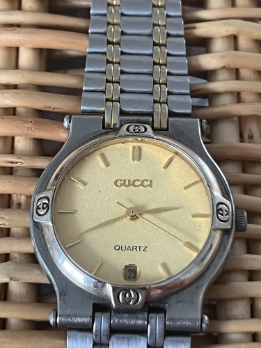 Vintage gucci 9000m quartz - gucci,