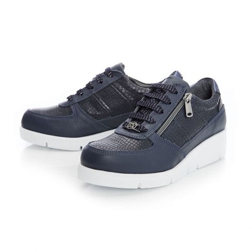 Moda pelle belah navy - in,