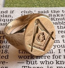 Beautiful Masonic Signet Ring