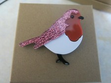 gorgeous red robin/ glittery