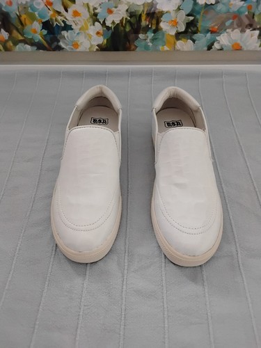 Ash italia ladies - white, croc