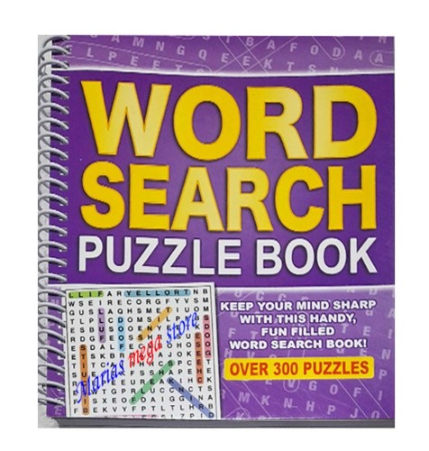 Spiral bound word search - word,
