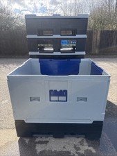 COLLAPSIBLE PLASTIC PALLET BOX