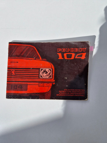 Peugeot 104 owners manual - 104,