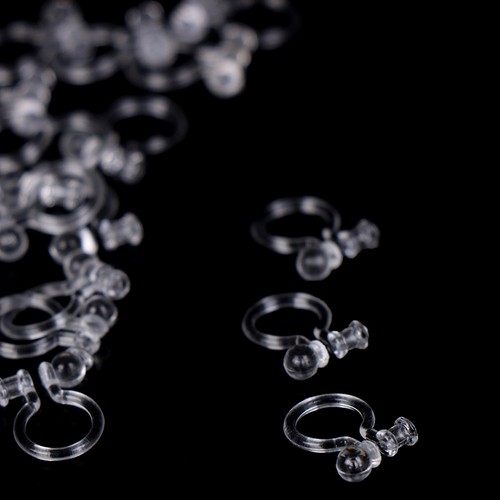 Invisible clip earring - clip-on,
