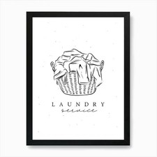 Laundry Service Art Print
