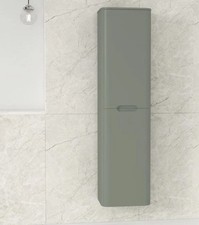 Venice 1400mm Sage Green 2 Door Tall Boy Unit Cabinet Storage Bathroom