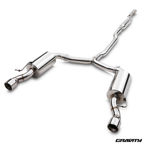 Stainless steel cat back - stainless,