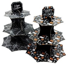 Halloween Printed Cupcake Stand 35cm Party Decorations Food Buffet Cake Desert