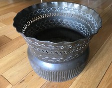 Very Large Vintage Brass  Decorative Jardinière Plant Pot Holder - (Small Shed)