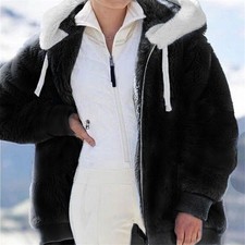 Women warm top - fluffy, coat