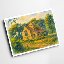 A4 PRINT - The Church, Hest