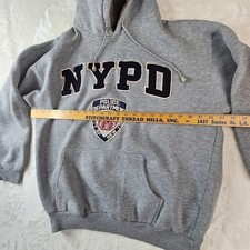 NYPD Hoodie Men’s Large Gray