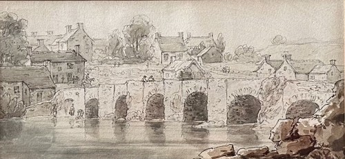 Antique welsh landscape - antique,