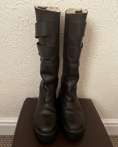 Tuffa brown leather knee - tuffa,