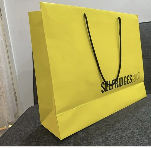 Selfridges medium yellow gift - selfridges,