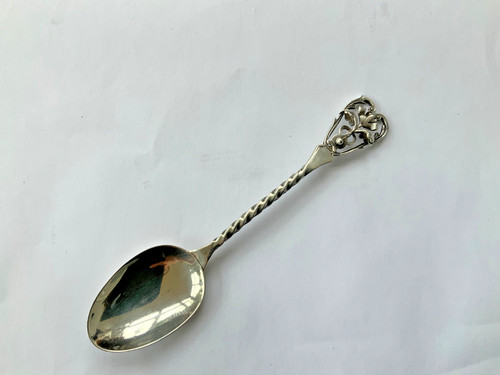 Hallmarked silver twisted stem - hallmarked,