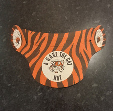 1960s Esso Oil Tiger Card Hat Scarce Item Unused & In Excellent Condition. 