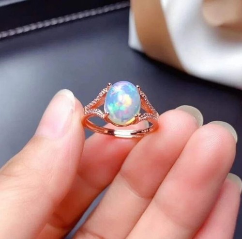 Natural ethiopian opal ring - ethiopian,