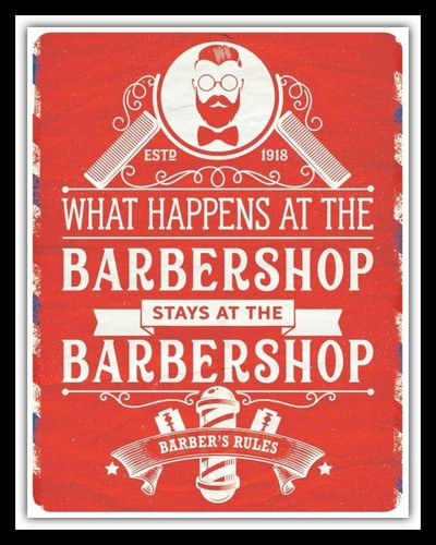 Barbershop barber - 10, 8"