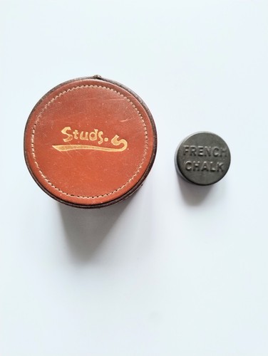 Job lot vintage - leather, round