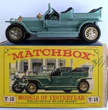 Models of Yesteryear RARE Y-15/1; 1907 Rolls-Royce Silver Ghost Box type D3