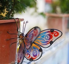 Glass Wing Fancy Butterfly Pot