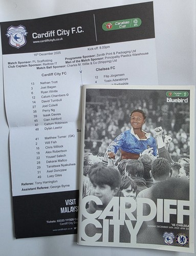 Cardiff city chelsea carabao - city, v