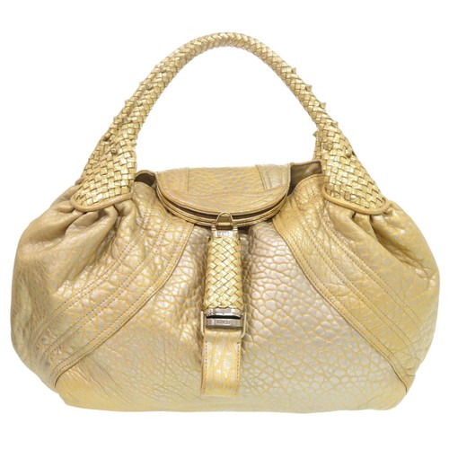 Fendi spy bag leather - spy, gold