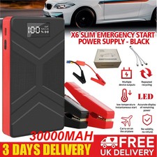 Portable 30000mAh Car Jump Starter Booster Jumper Box Power Battery Bank Charger