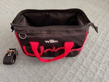 Wilko black and red tool bag good condition with shoulder strap used