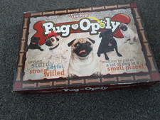 Pug-Opoly Board Game Monopoly-Like Pug Dog Edition, Complete Set