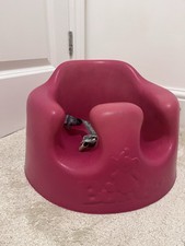Bumbo Pink Raspberry Children's Seat with Safety Straps