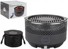 Smokeless BBQ Grill in Grey With Carrying Bag Summit B - Co Alfresco Smokeless