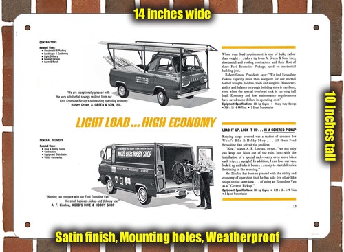 Metal sign 1964 ford pickup - 1964,