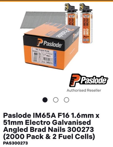 Paslode f16 angled brads - paslode,