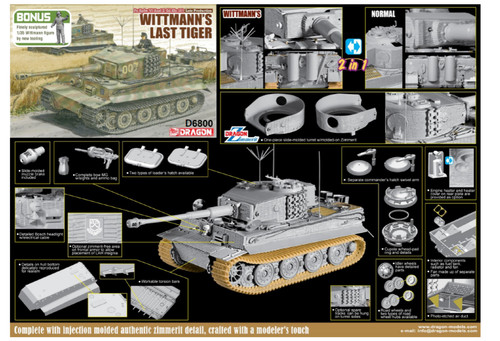 Dragon 6800 kpfw vi - 1:35, pz.kpfw.vi
