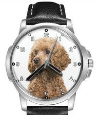 Love My Poodle Pet Dog Leather