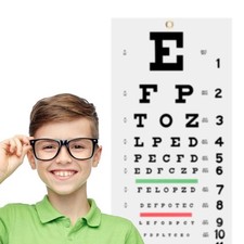 Eye Chart 56cmx27cm for Office